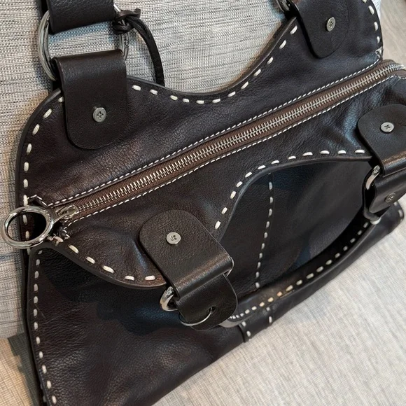 Fendi Black Leather Shoulder Bag - Picture 9 of 14